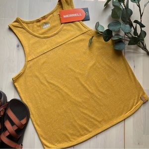 NEW Merrell Trailhead Tank Top in Gold Heather